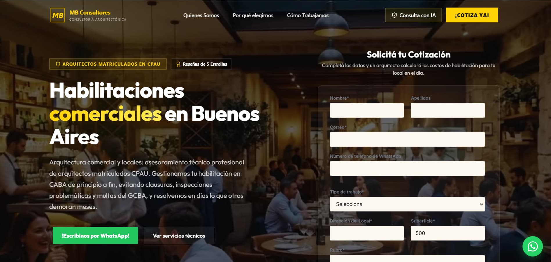 MB Arquitectura — AI Feasibility Check